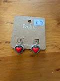 Red Heart Earrings