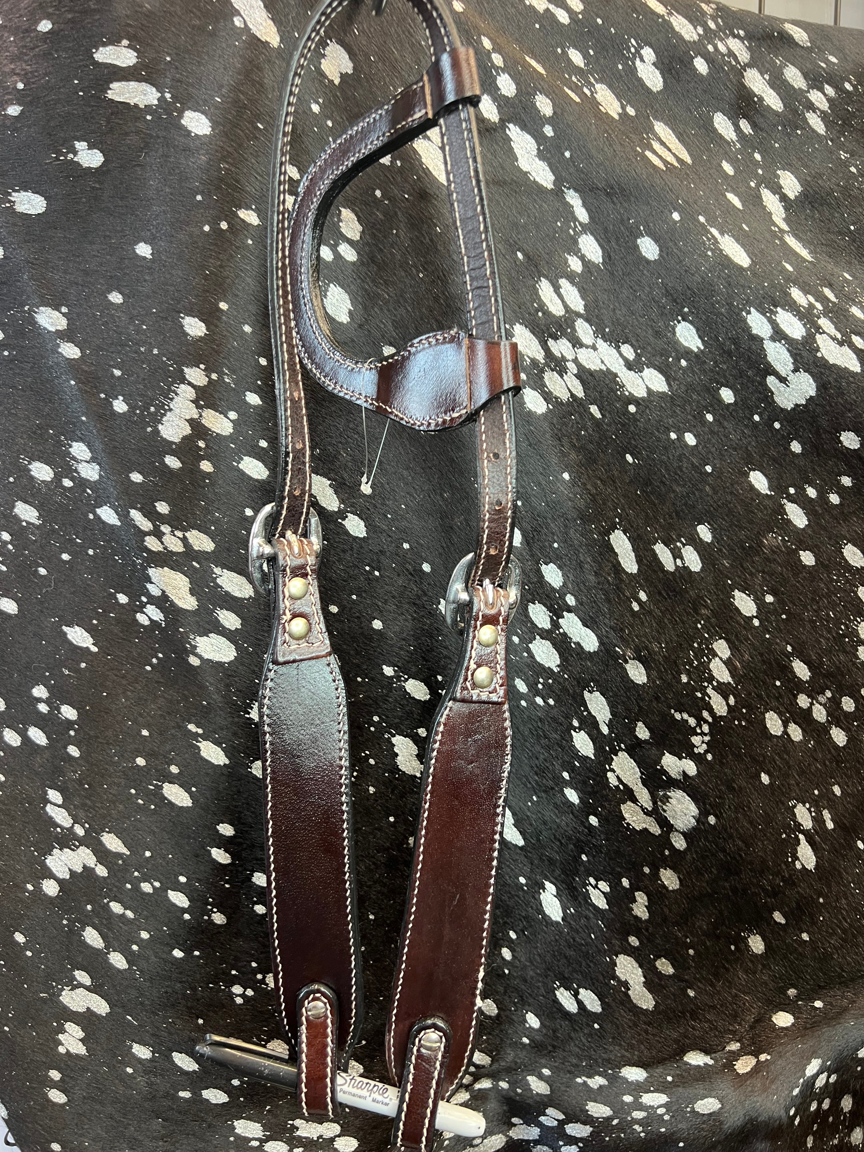 Checkered Print Headstall