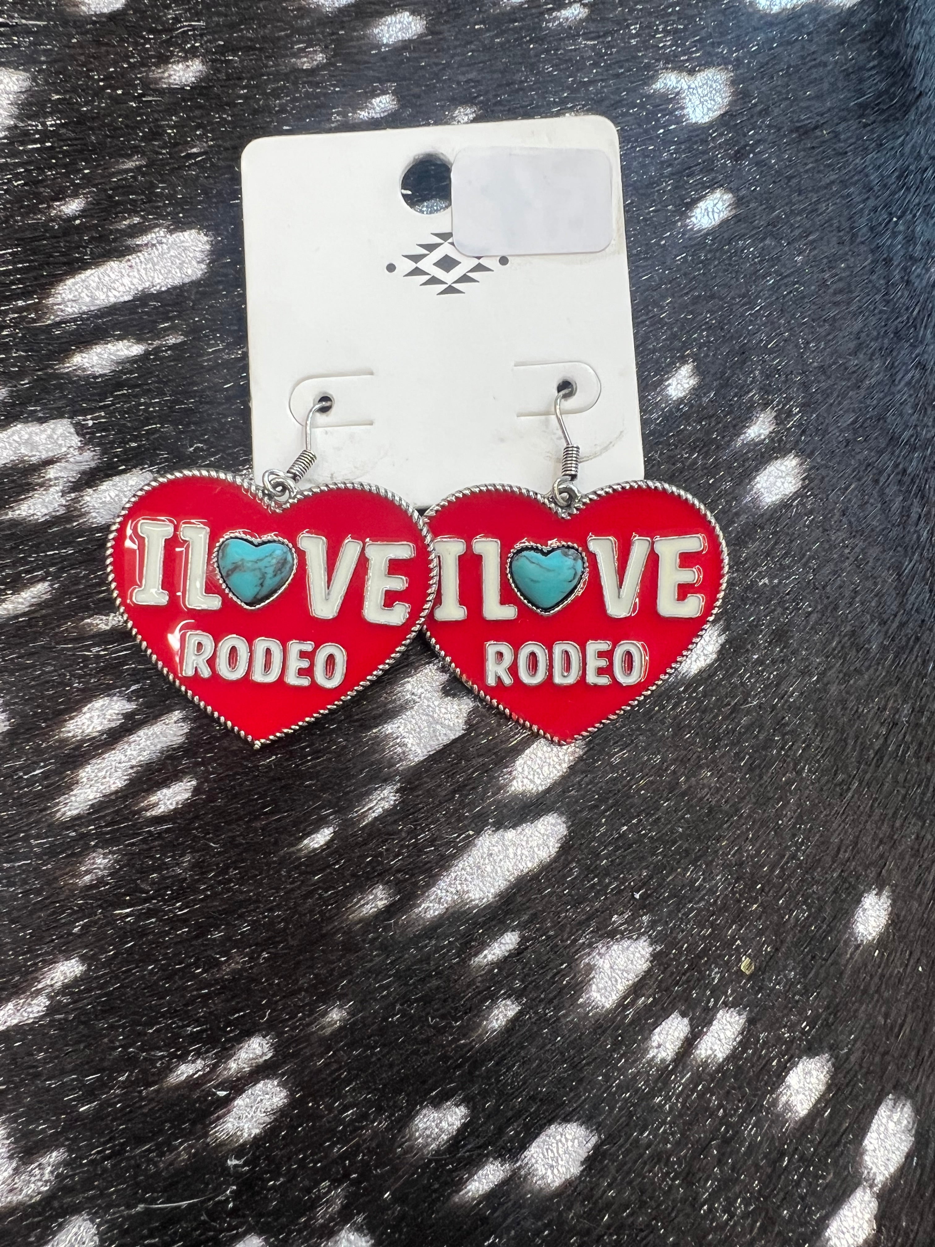 I Love Rodeo Earrings