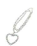 Heart Stacked Necklace