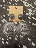 Bucking Horse Earrings