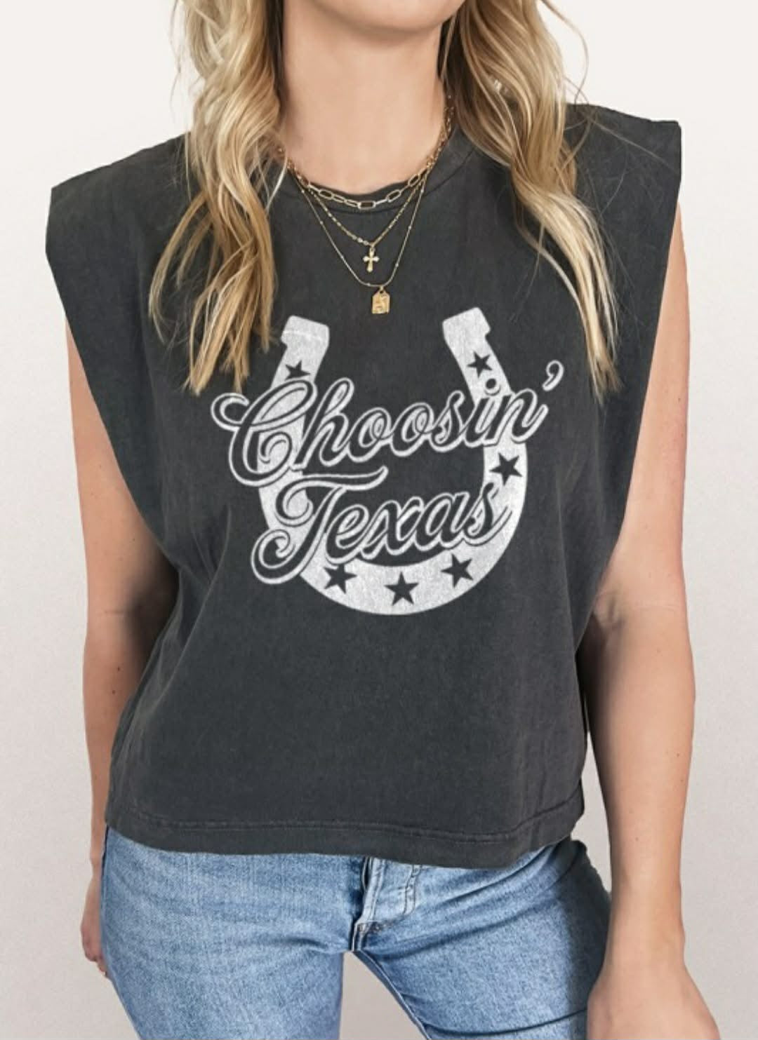 Choosin Texas Shirt Gray