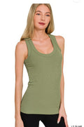 Olive Green Tank Top