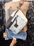 Cowprint Cross Body Bag