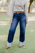 Rodeo Quincy Horseshoe Wide Leg Jeans