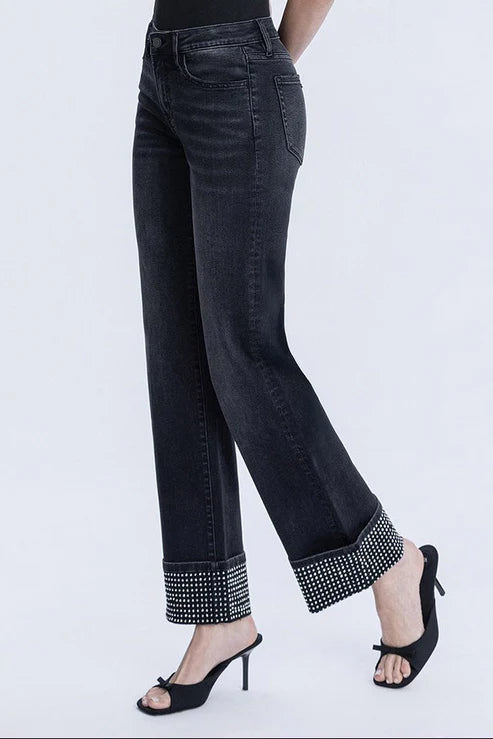 Flying Monkey Black Bedazzled Jeans